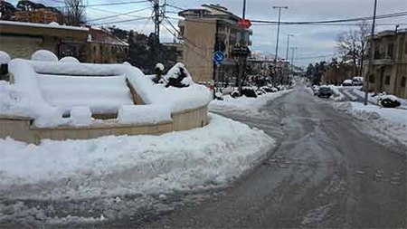 Nieve en Líbano